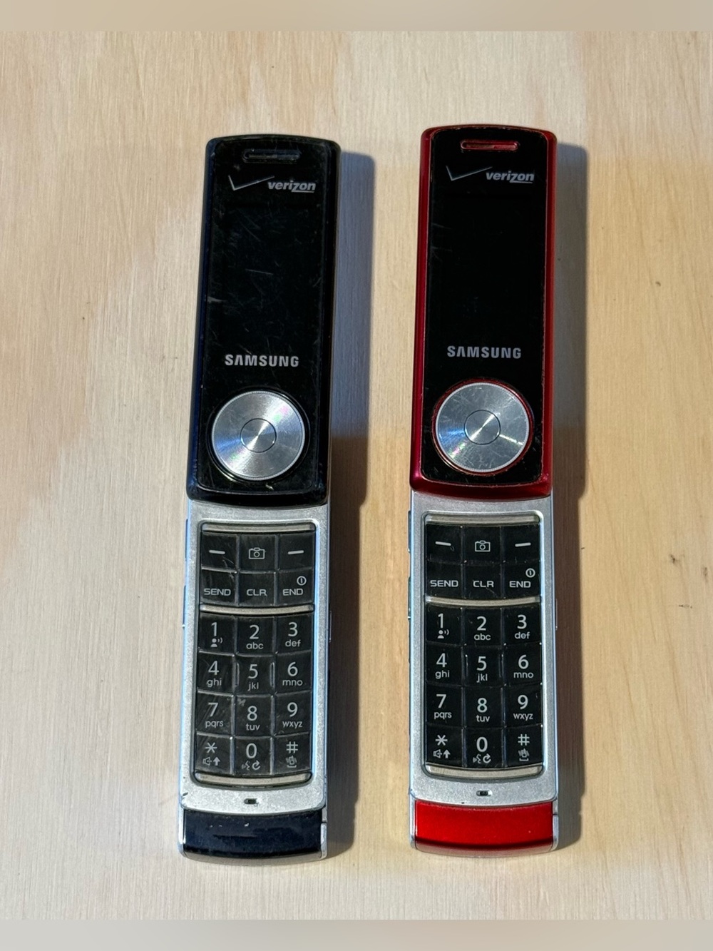 2-Samsung Juke SCH-U470 Verizon Blk/Red(UNTESTED)No Charger Read Info Buy As Is